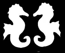 Seahorse Stencil